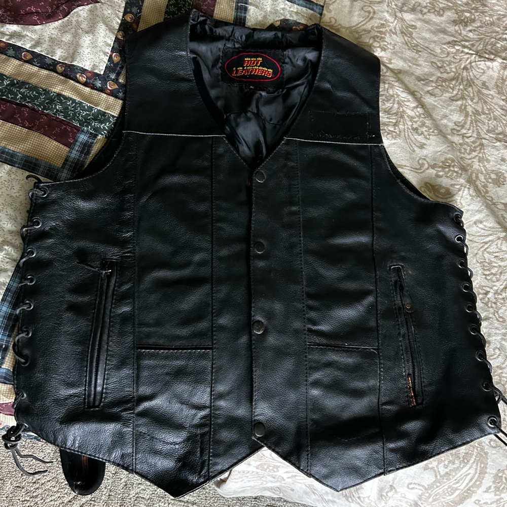 Hot Leathers Men’s motorcycle vest